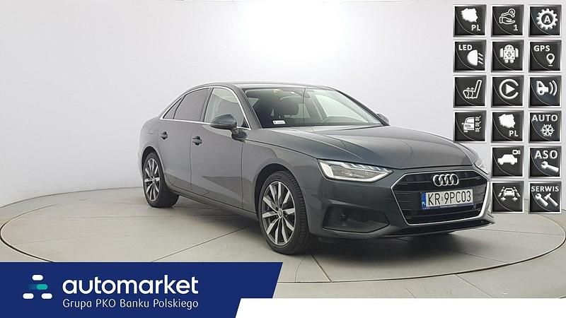 Grafitowy Używany 2019 Audi A4 Ambiente Sedan/Limuzyna | 94 850 zł (Drogi) - Obraz 1/4