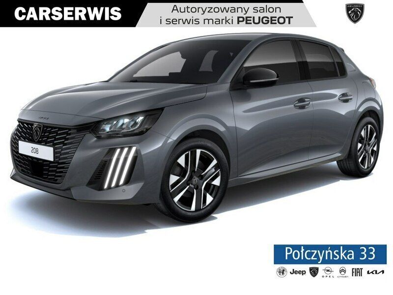 Szary Nowe 2025 Peugeot 208 Allure Hatchback | 80 900 zł (Uczciwa cena) - Obraz 1/4