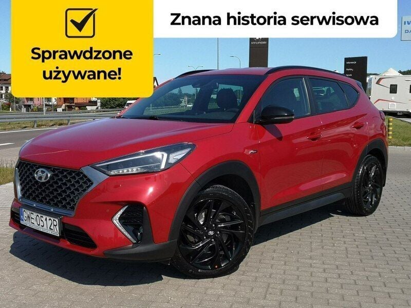 Czerwony Używany 2019 Hyundai Tucson N Line SUV | 88 900 zł (Dość drogi) - Obraz 1/4