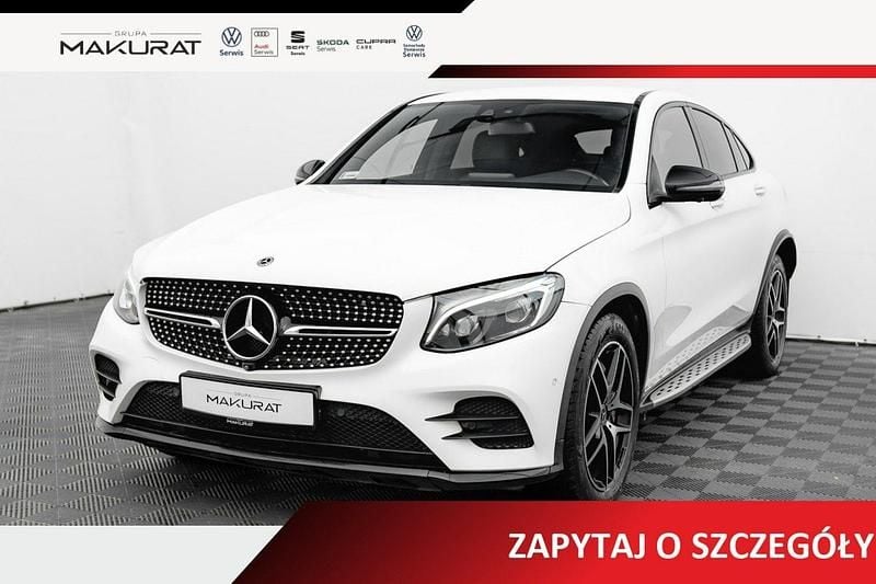 Biały Używany 2018 Mercedes GLC300 SUV | 159 850 zł - Obraz 1/4