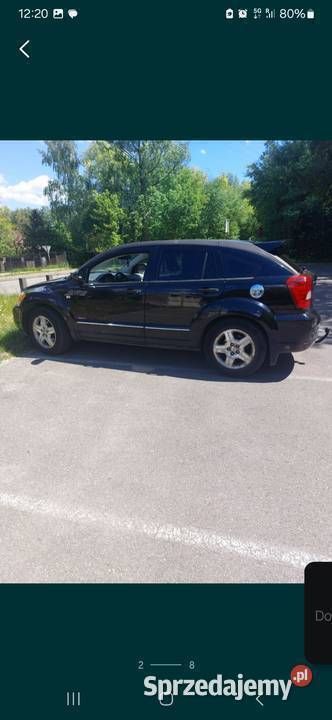 Czarny Używany 2008 Dodge Caliber SUV | 15 700 zł - Obraz 1/4