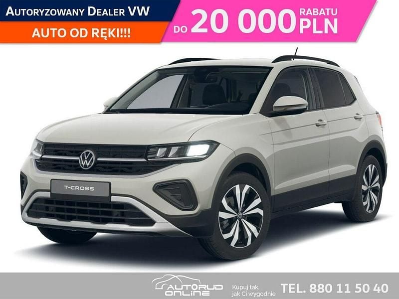 Szary (metalik) Nowe 2025 VW T-Cross SUV | 97 810 zł (Super Cena) - Obraz 1/4