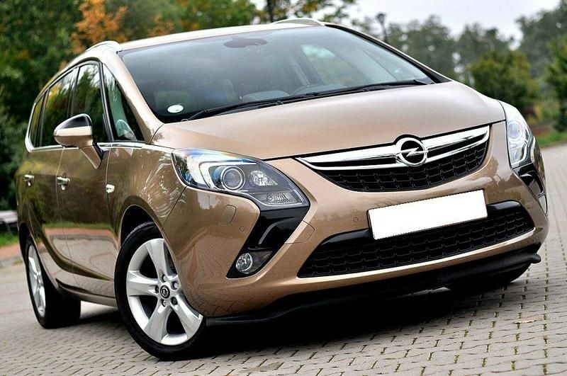 Brązowobeżowy Używany 2013 Opel Zafira Cosmo Minivan | 29 900 zł (Uczciwa cena) - Obraz 1/4