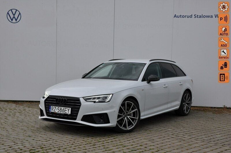 Biały (metalik) Używany 2019 Audi A4 Competition Kombi | 99 900 zł (Drogi) - Obraz 1/4