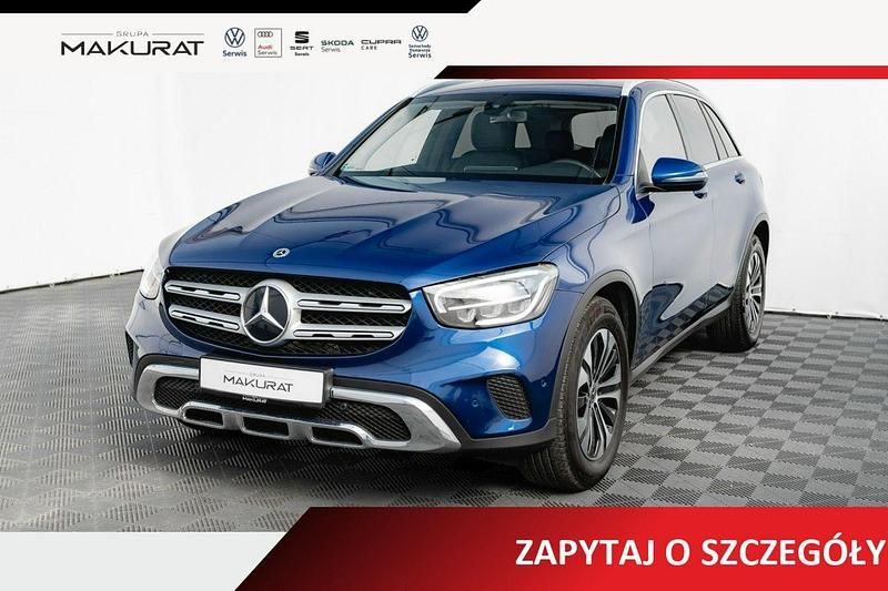 Niebieski Używany 2021 Mercedes GLC200 SUV | 129 840 zł (Super Cena) - Obraz 1/4