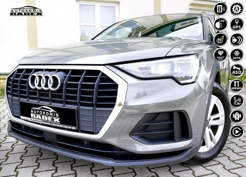 Szary Używany 2021 Audi Q3 SUV | 119 900 zł (Dość drogi) - Obraz 1/4