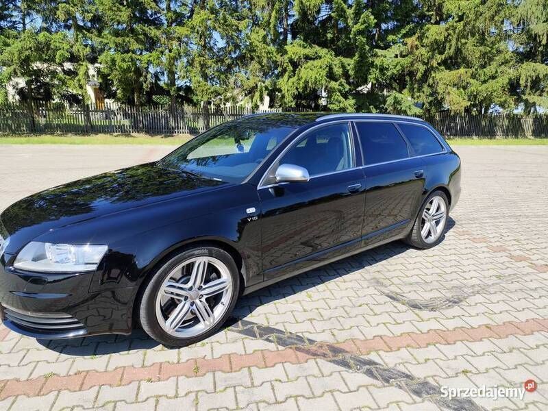 Czarny Używany 2006 Audi S6 Ambiente Kombi | 46 500 zł - Obraz 1/4