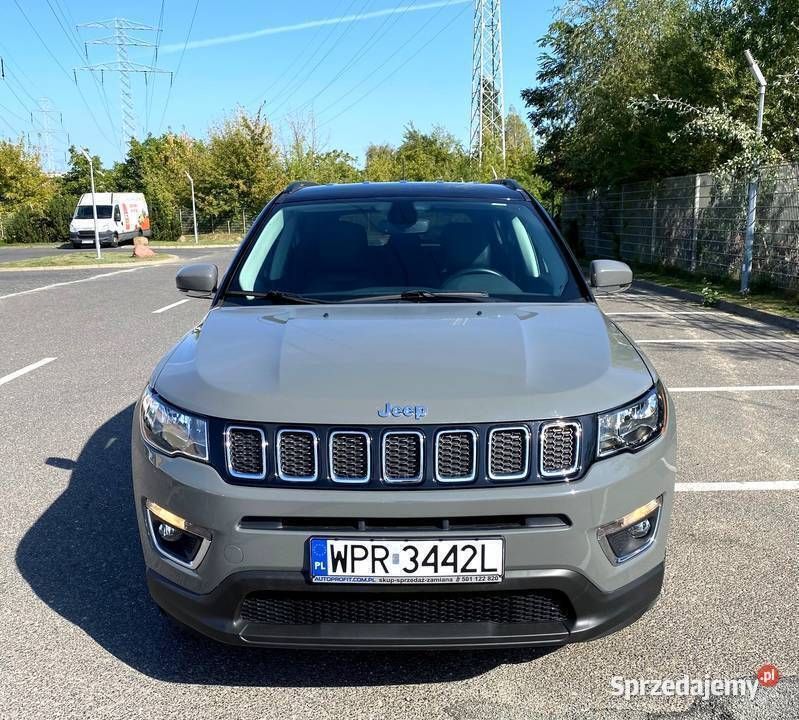Szary Używany 2019 Jeep Compass Limited SUV | 87 000 zł (Dość drogi) - Obraz 1/4