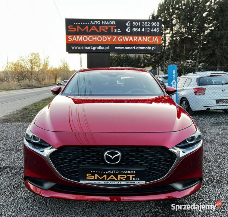 Czerwony Używany 2021 Mazda 3 Sedan/Limuzyna | 89 900 zł (Uczciwa cena) - Obraz 1/4