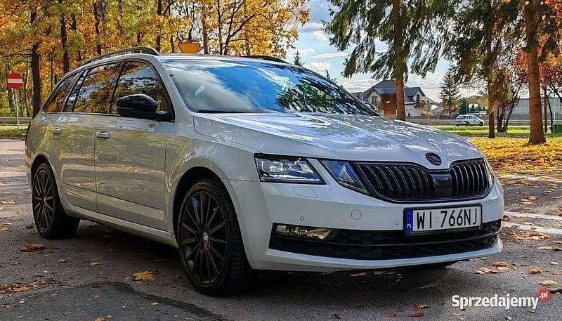 Biały Używany 2019 Skoda Octavia Dynamic Kombi | 62 900 zł (Super Cena) - Obraz 1/4
