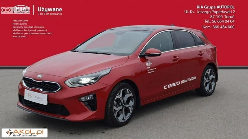Czerwony (metalik) Używany 2019 Kia Ceed 2 Sedan/Limuzyna | 87 900 zł - Obraz 1/1
