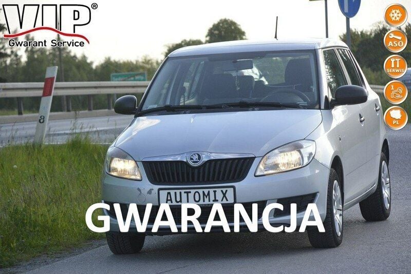 Srebrny Używany 2014 Skoda Fabia Hatchback | 16 800 zł (Uczciwa cena) - Obraz 1/4