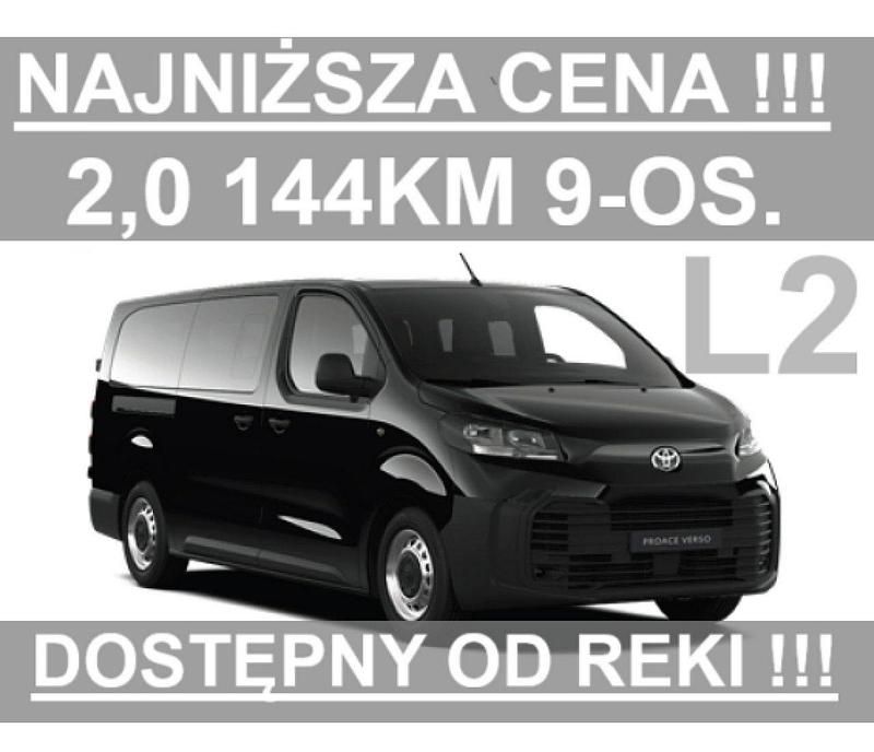 Czarny Nowe 2025 Toyota Proace Verso Kombi | 151 260 zł (Dość drogi) - Obraz 1/4