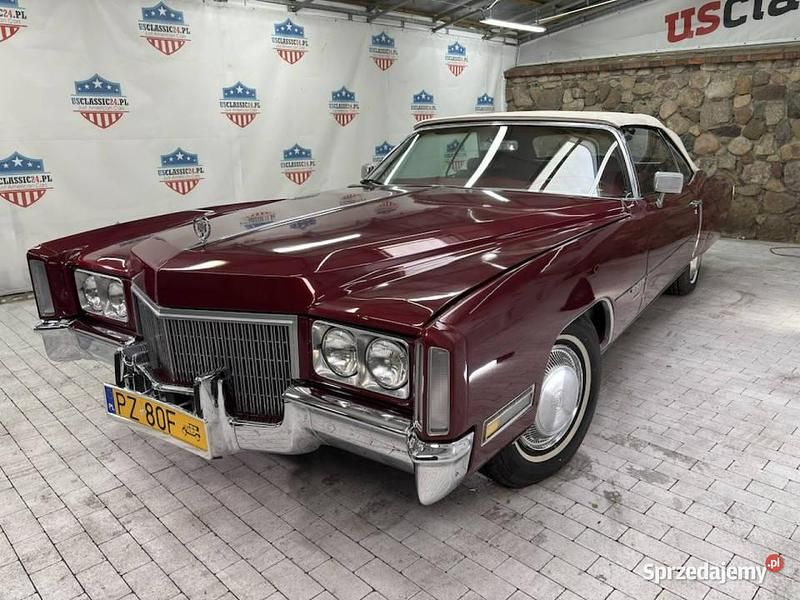 Bordowy Używany 1971 Cadillac Eldorado Coupe | 89 900 zł - Obraz 1/4