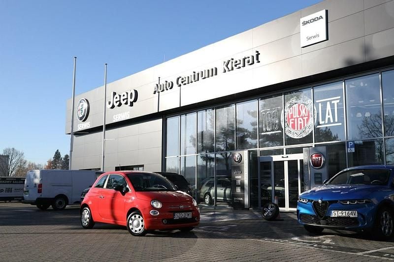 Pomarańczowy Używany 2019 Fiat 500 Hatchback | 38 900 zł (Uczciwa cena) - Obraz 1/4