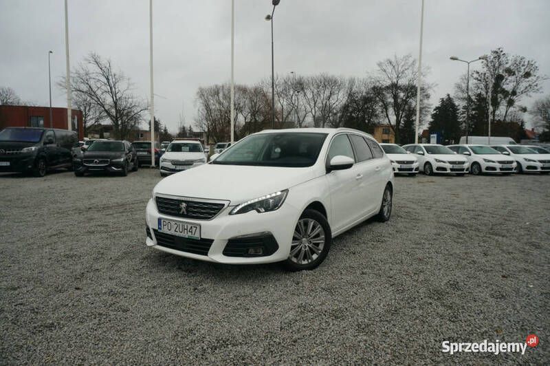 Biały Używany 2021 Peugeot 308 Allure Kombi | 45 400 zł (Uczciwa cena) - Obraz 1/4