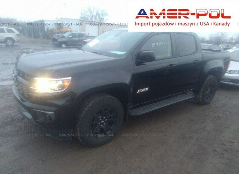 Używany Chevrolet Colorado 308 KM (226 kW) 2021 Czarny Pickup