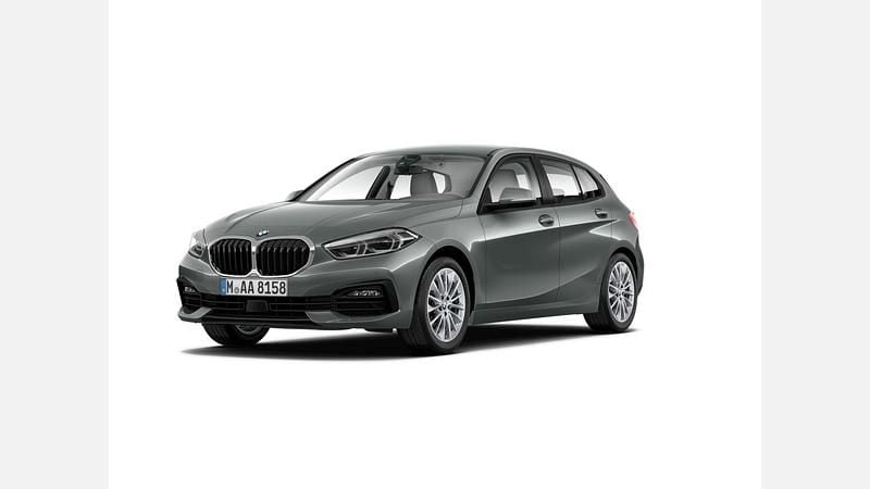 Szary skyscraper m metalizowany Używany 2022 BMW 118 Advantage Hatchback | 94 900 zł (Uczciwa cena) - Obraz 1/3