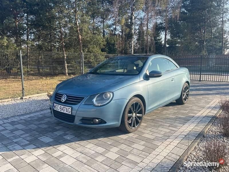 Niebieski Używany 2009 VW Eos Kabriolet | 13 950 zł - Obraz 1/4