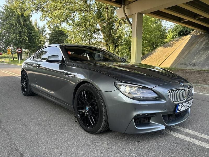 Szary Używany 2013 BMW 640 Coupe | 74 000 zł - Obraz 1/4