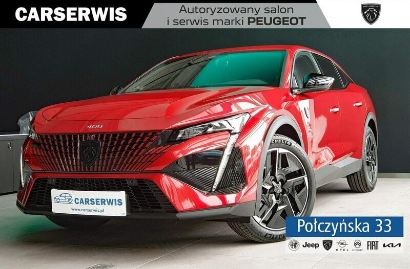 Nowe Peugeot 408 145 KM (106 kW) 2025 Czerwony (metalik) Sedan/Limuzyna