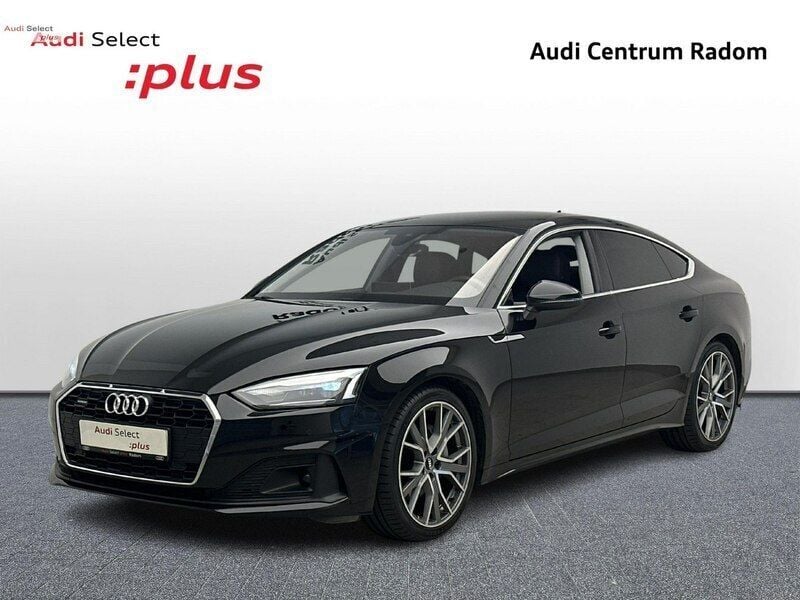 Czarny Używany 2021 Audi A5 Ambiente Coupe | 169 980 zł - Obraz 1/4