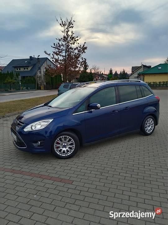 Granatowy Używany 2011 Ford Grand C-Max Minivan | 25 900 zł (Uczciwa cena) - Obraz 1/4