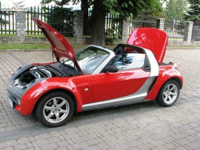 Używany Smart Roadster 82 KM (60 kW) 2003 Czerwony (metalik, perła) Kabriolet
