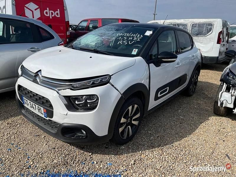 Biały Używany 2023 Citroën C3 Hatchback | 28 900 zł - Obraz 1/4