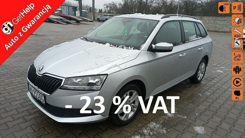 Srebrny Używany 2022 Skoda Fabia Kombi | 35 900 zł (Uczciwa cena) - Obraz 1/4