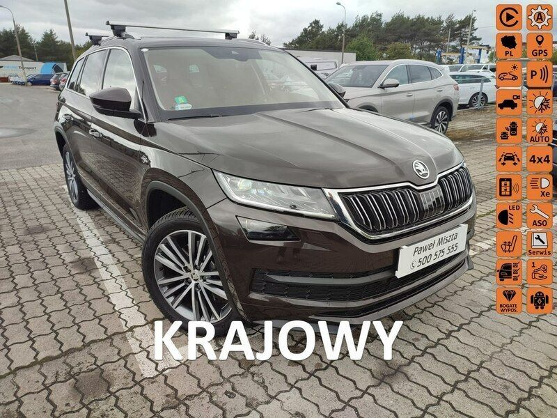 Brązowy (metalik) Używany 2020 Skoda Kodiaq SUV | 136 900 zł (Dość drogi) - Obraz 1/4