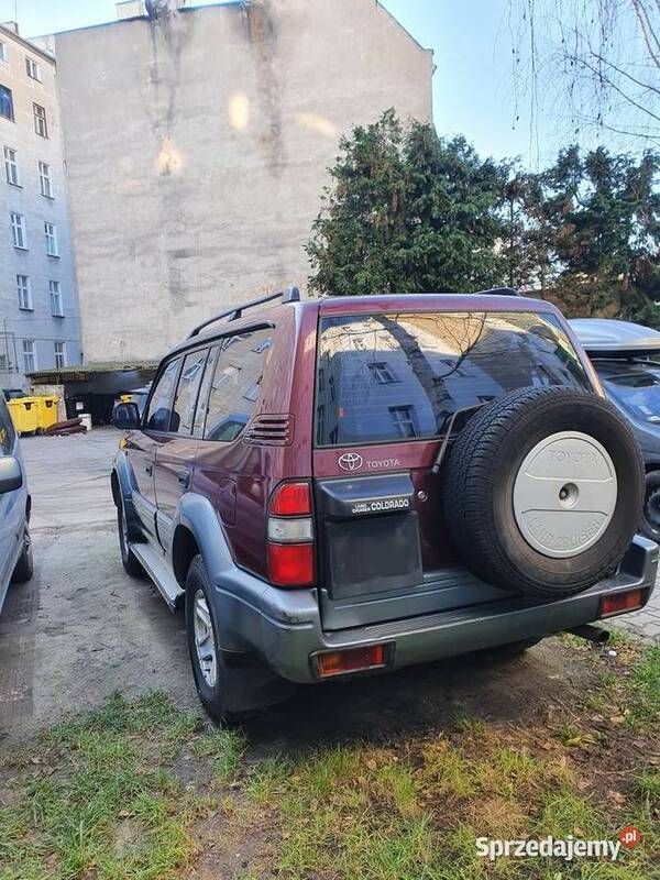 Bordowy Używany 1998 Toyota Land Cruiser SUV | 36 500 zł - Obraz 1/4