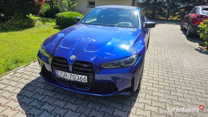 Niebieski Używany 2022 BMW M4 Competition Edition Coupe | 380 000 zł - Obraz 1/4