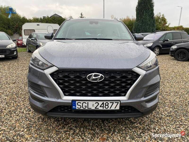 Szary Używany 2019 Hyundai Tucson SUV | 79 490 zł (Dobra cena) - Obraz 1/4