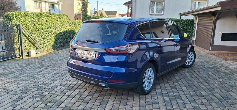 Niebieski Używany 2016 Ford S-MAX S Minivan | 41 900 zł (Uczciwa cena) - Obraz 1/4