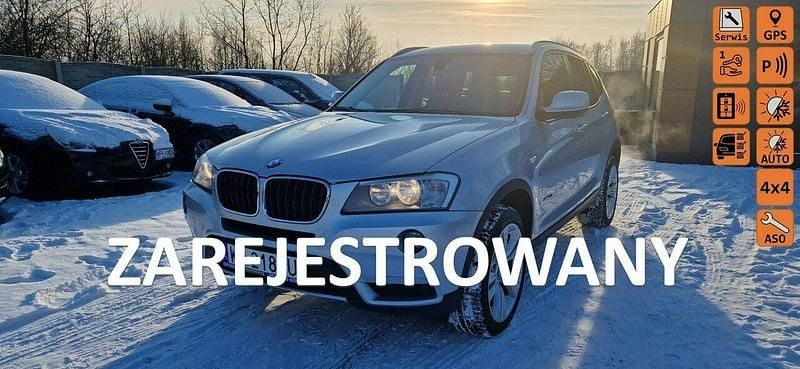 Srebrny Używany 2012 BMW X3 SUV | 46 900 zł (Uczciwa cena) - Obraz 1/4