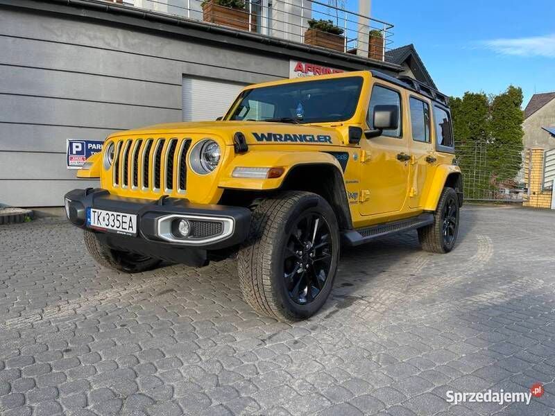 Używany Jeep Wrangler Sahara 2021 Żółty SUV