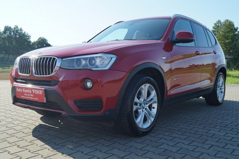 Czerwony Używany 2016 BMW X3 SUV | 82 900 zł (Super Cena) - Obraz 1/4