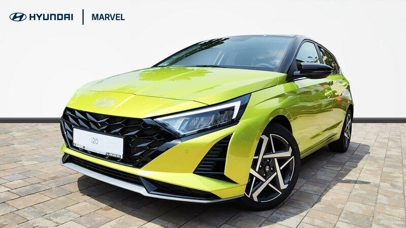Żółty (metalik) Nowe 2024 Hyundai i20 Hatchback | 95 500 zł (Dość drogi) - Obraz 1/4