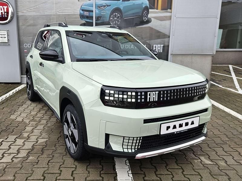 Nowe Fiat Grande Panda La Prima 110 KM (80 kW) 2025 Lakier metalizowany niebieski lago Hatchback