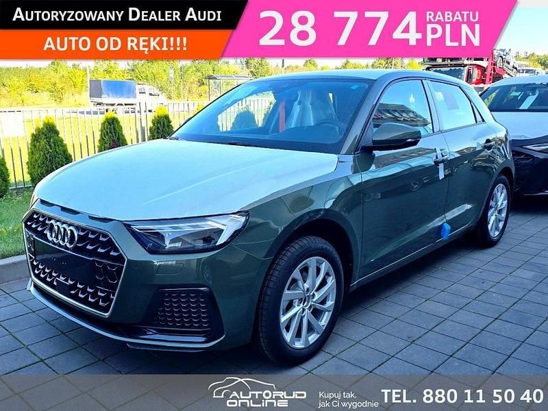 Zielony (metalik) Nowe 2025 Audi A1 Sportback Hatchback | 115 096 zł - Obraz 1/4