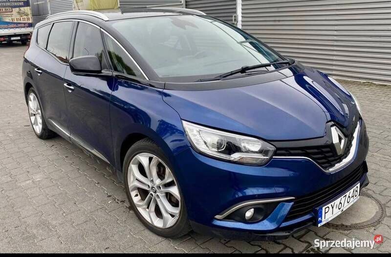 Niebieski Używany 2018 Renault Grand Scénic IV Minivan | 45 000 zł (Uczciwa cena) - Obraz 1/4