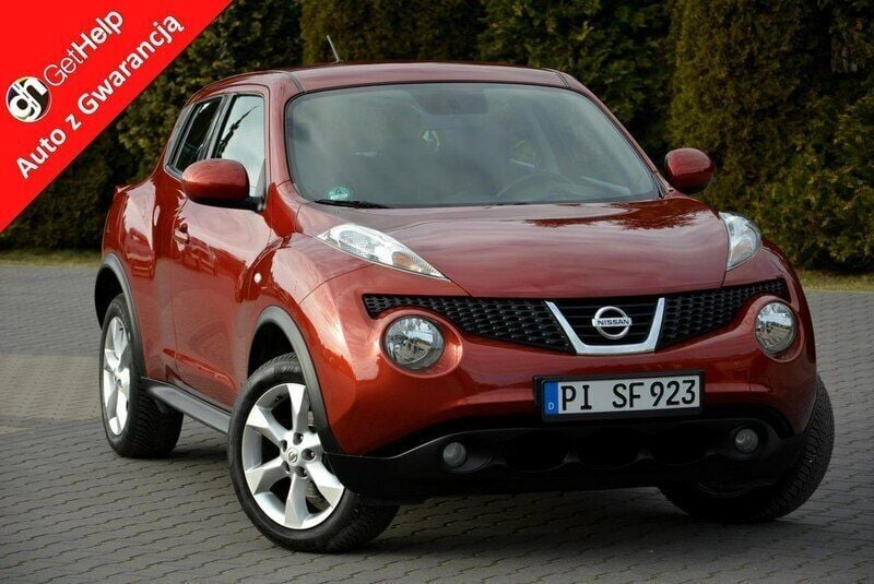 Bordowy Używany 2012 Nissan Juke SUV | 32 900 zł (Uczciwa cena) - Obraz 1/4