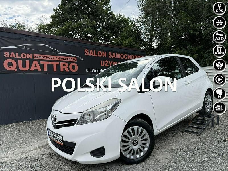 Biały Używany 2012 Toyota Yaris Hatchback | 16 900 zł (Dobra cena) - Obraz 1/4