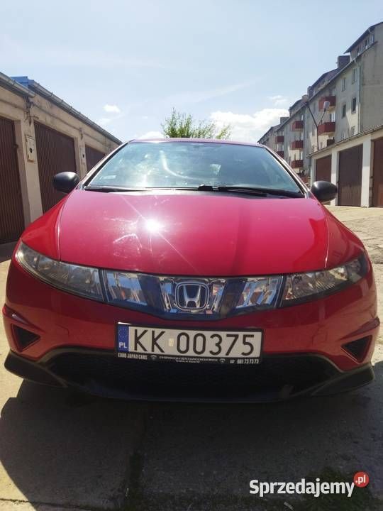 Czerwony Używany 2008 Honda Civic Hatchback | 17 900 zł (Dość drogi) - Obraz 1/4