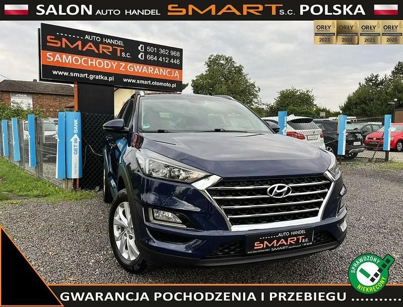 Niebieski ciemny Używany 2018 Hyundai Tucson SUV | 67 900 zł (Uczciwa cena) - Obraz 1/4