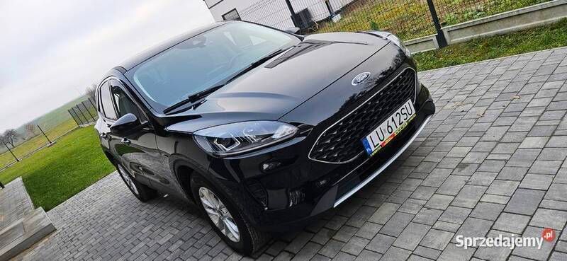 Czarny Używany 2021 Ford Escape SUV | 83 900 zł (Uczciwa cena) - Obraz 1/4
