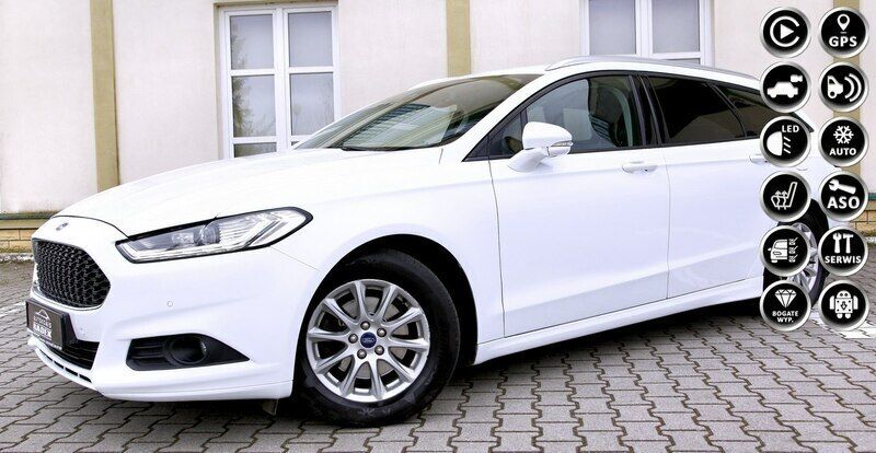 Biały Używany 2019 Ford Mondeo Kombi | 65 999 zł (Uczciwa cena) - Obraz 1/4
