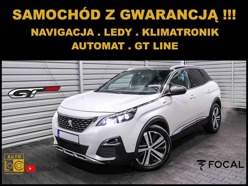 Biały (metalik) Używany 2019 Peugeot 3008 SUV | 73 333 zł - Obraz 1/4