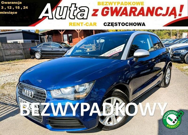 Niebieski ciemny (metalik) Używany 2012 Audi A1 Hatchback | 21 900 zł (Dobra cena) - Obraz 1/4